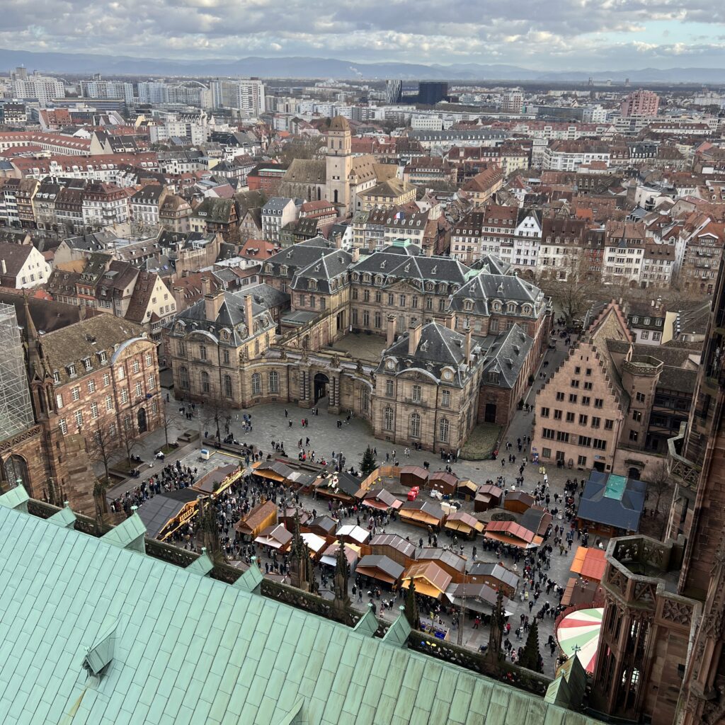 Vue depuis la Cathédrale de Strasbourg