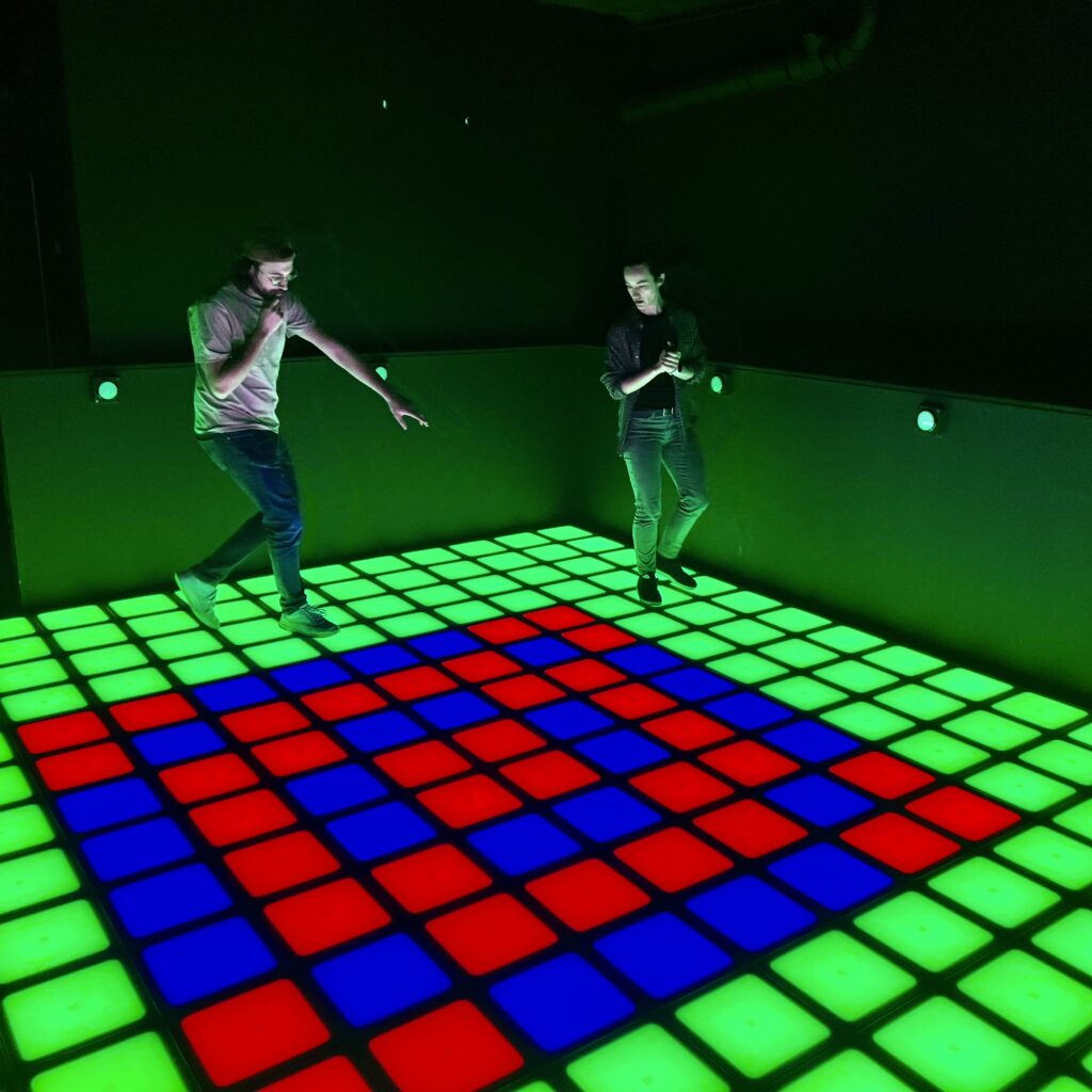 Pixel Games, le sol interactif à Paris