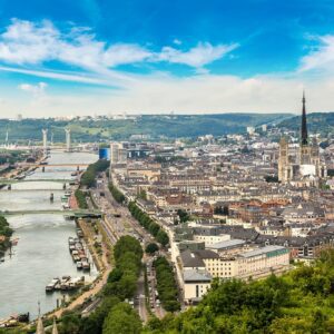 Vue de la ville de Rouen