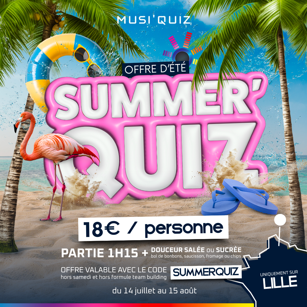 Offre de l'été Musi'Quiz à tarif unique