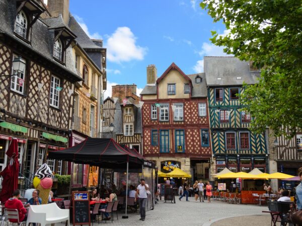 Photographie de maison typiques Rennaises